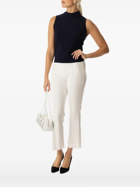 Max Mara mock-neck sleeveless top