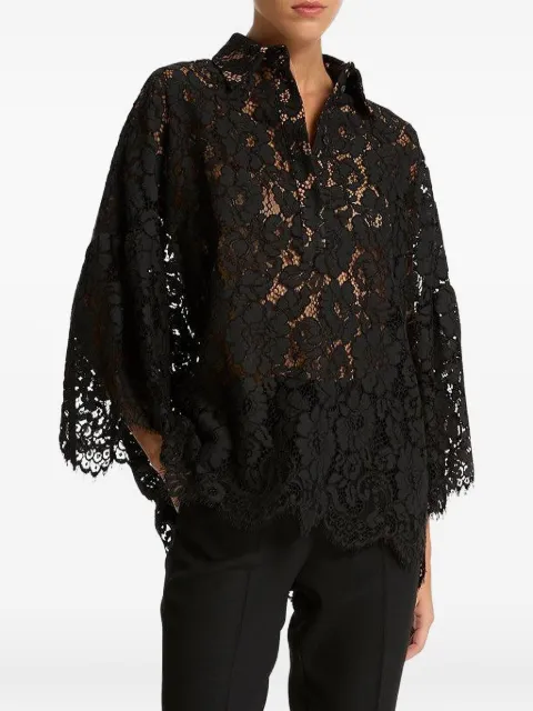 Michael Kors Collection lace flare-sleeve shirt