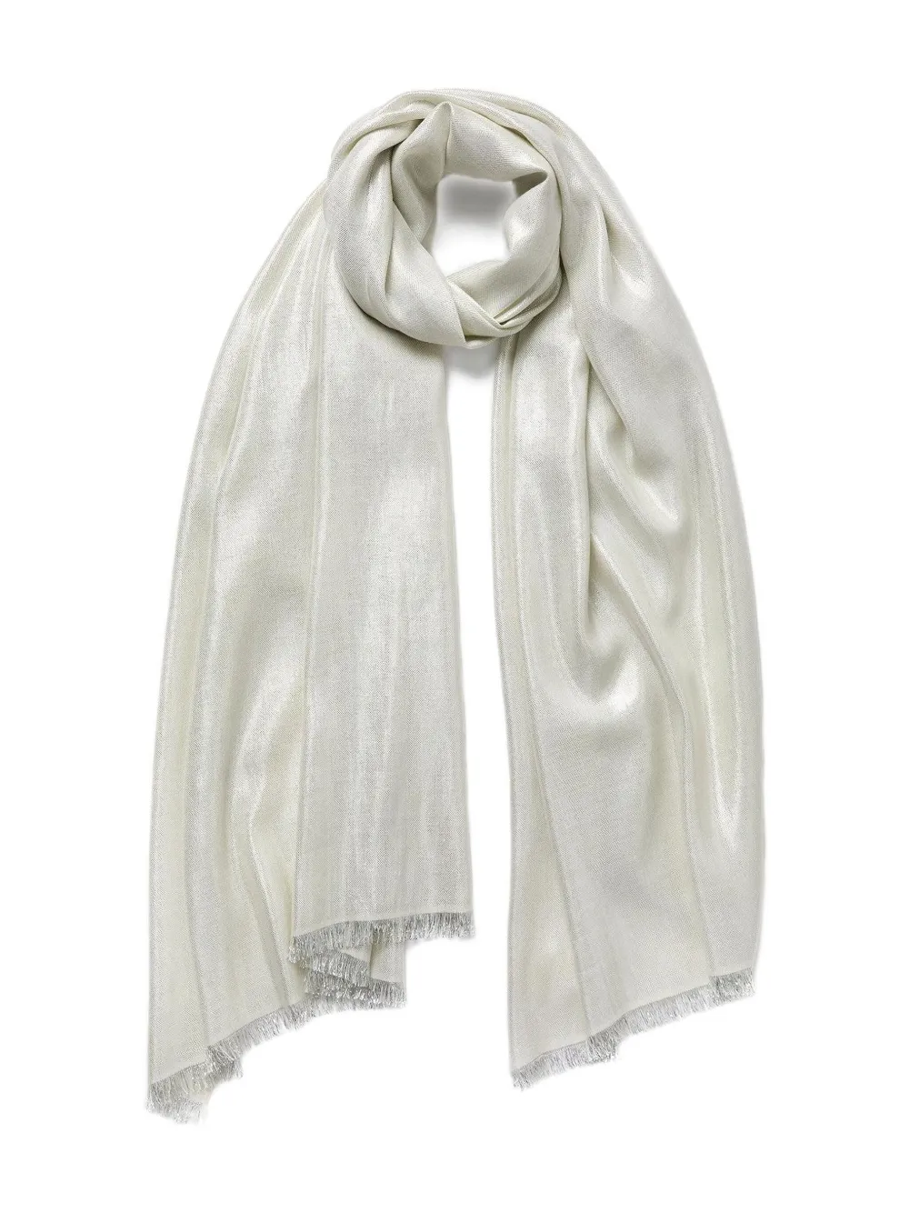 Jane Carr The Mercury Scarf In White