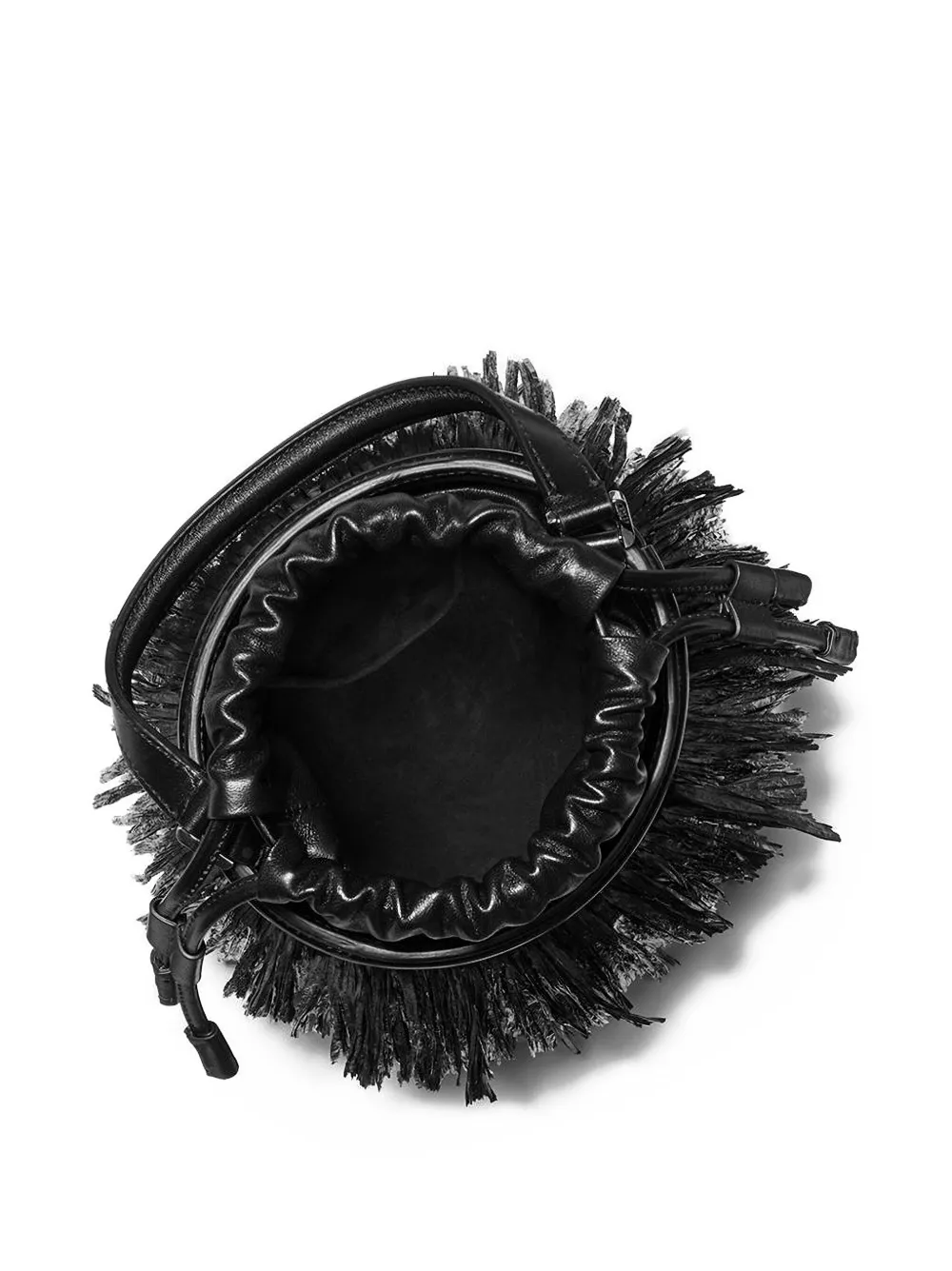 Michael Kors Collection mini Ischia bucket bag Zwart