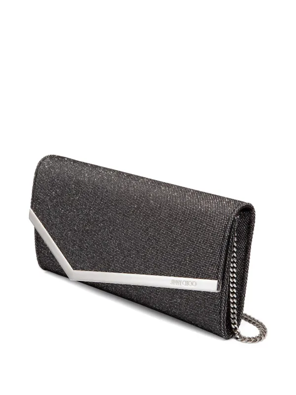 Jimmy Choo Emmie クラッチバッグ Jimmy Choo Emmie Clutch Bag | グレー | FARFETCH JP