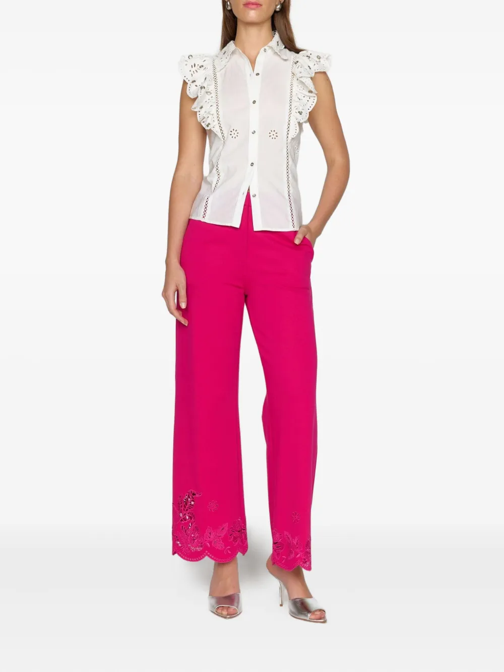  Christy Lynn Tania Top - White 