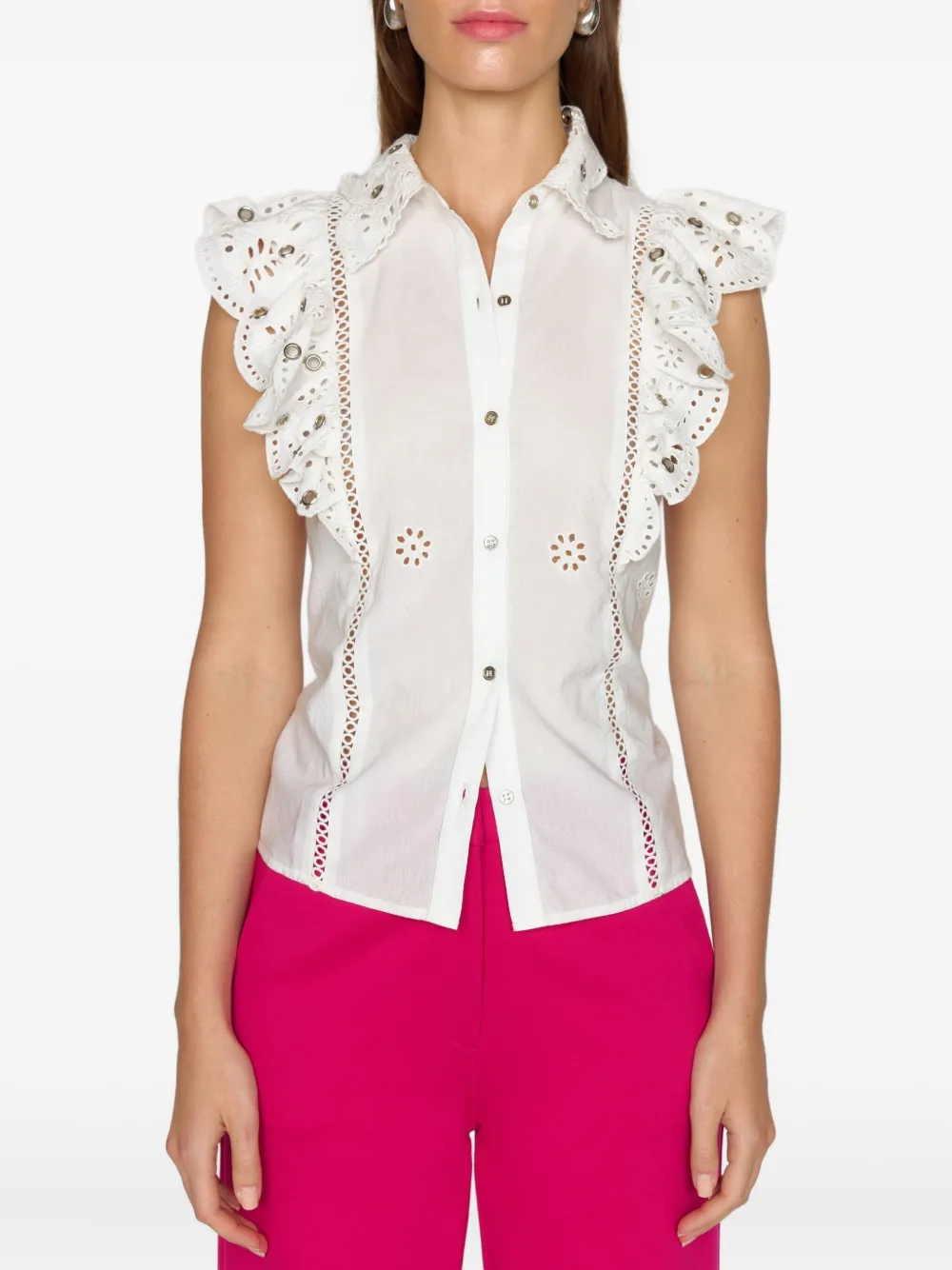  Christy Lynn Tania Top - White 