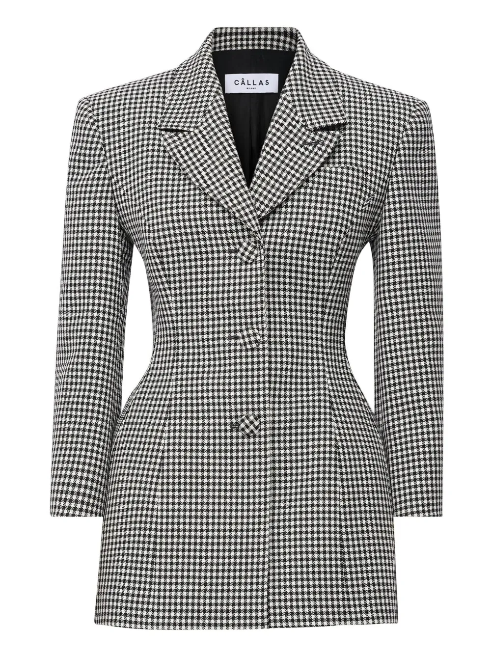 CALLAS Milano houndstooth-pattern blazer - Black
