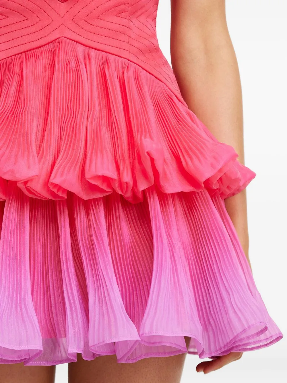 Acler Enford mini dress Roze