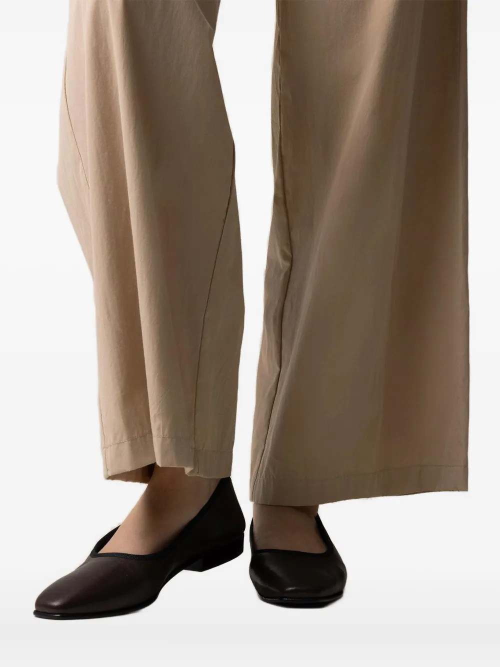 Staud Keith Ballet Flats In Brown