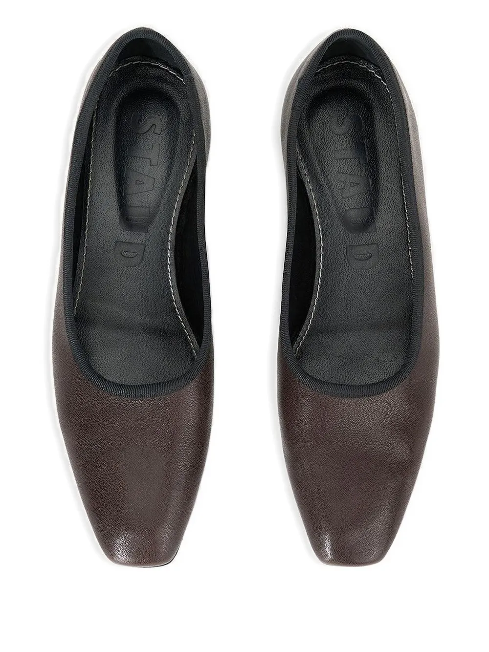 Staud Keith Ballet Flats In Brown