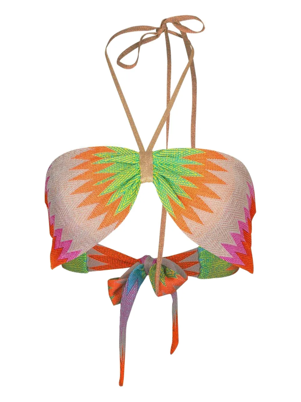 Alexis Annliese geometric-pattern tank top | Neutrals | Image 1