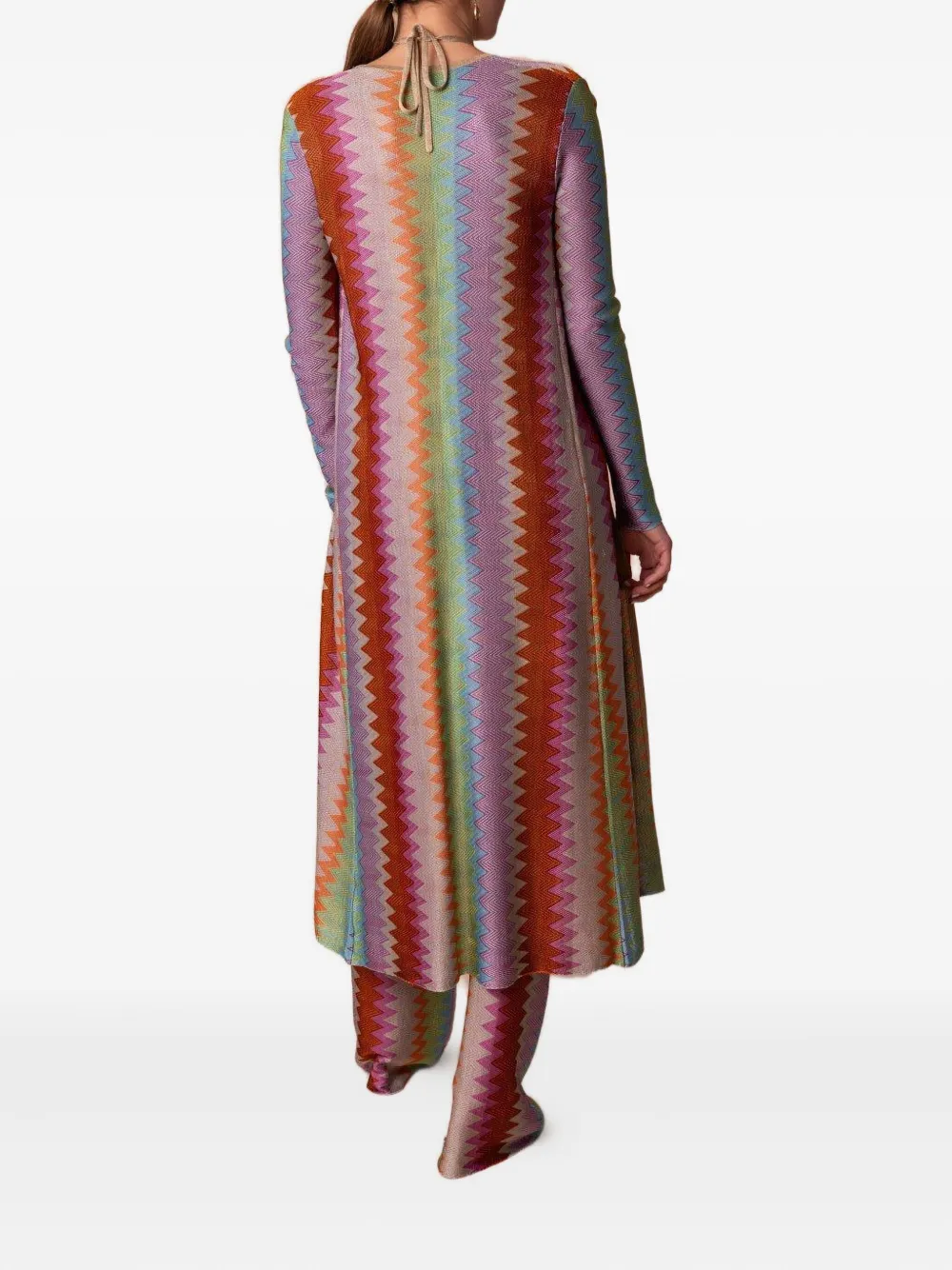 Alexis Annliese geometric-pattern tank top Beige