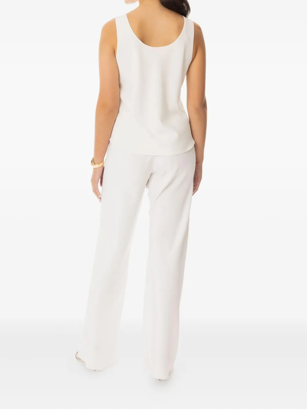 Peter Cohen Suit Tank Top In White