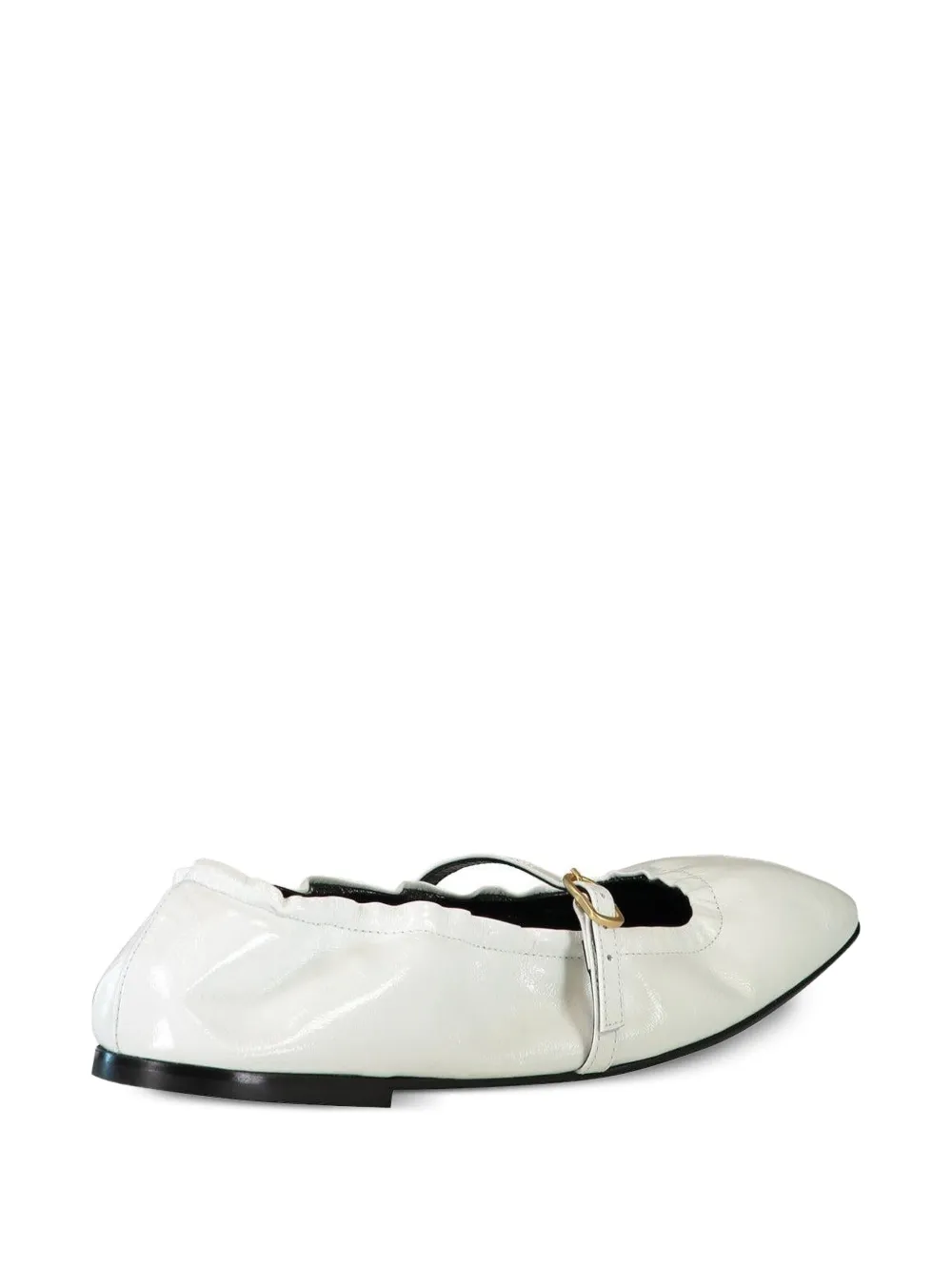 Dorothee Schumacher buckle-strap ballet flats - Wit