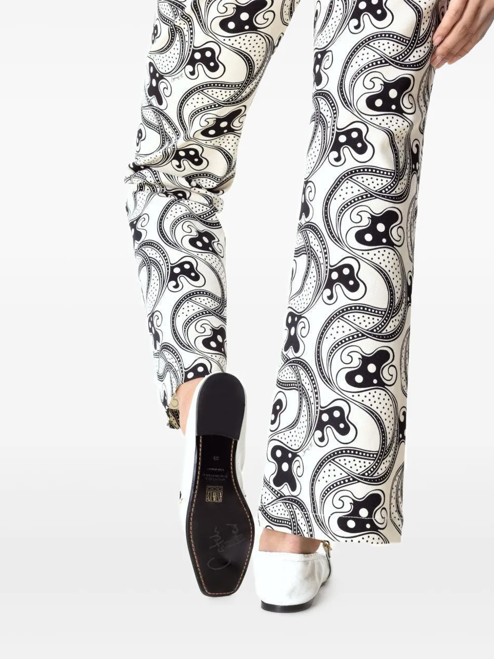 Dorothee Schumacher Buckle-strap Ballet Flats In White