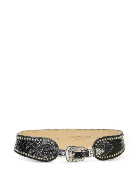 Streets Ahead Owen debossed studded belt
