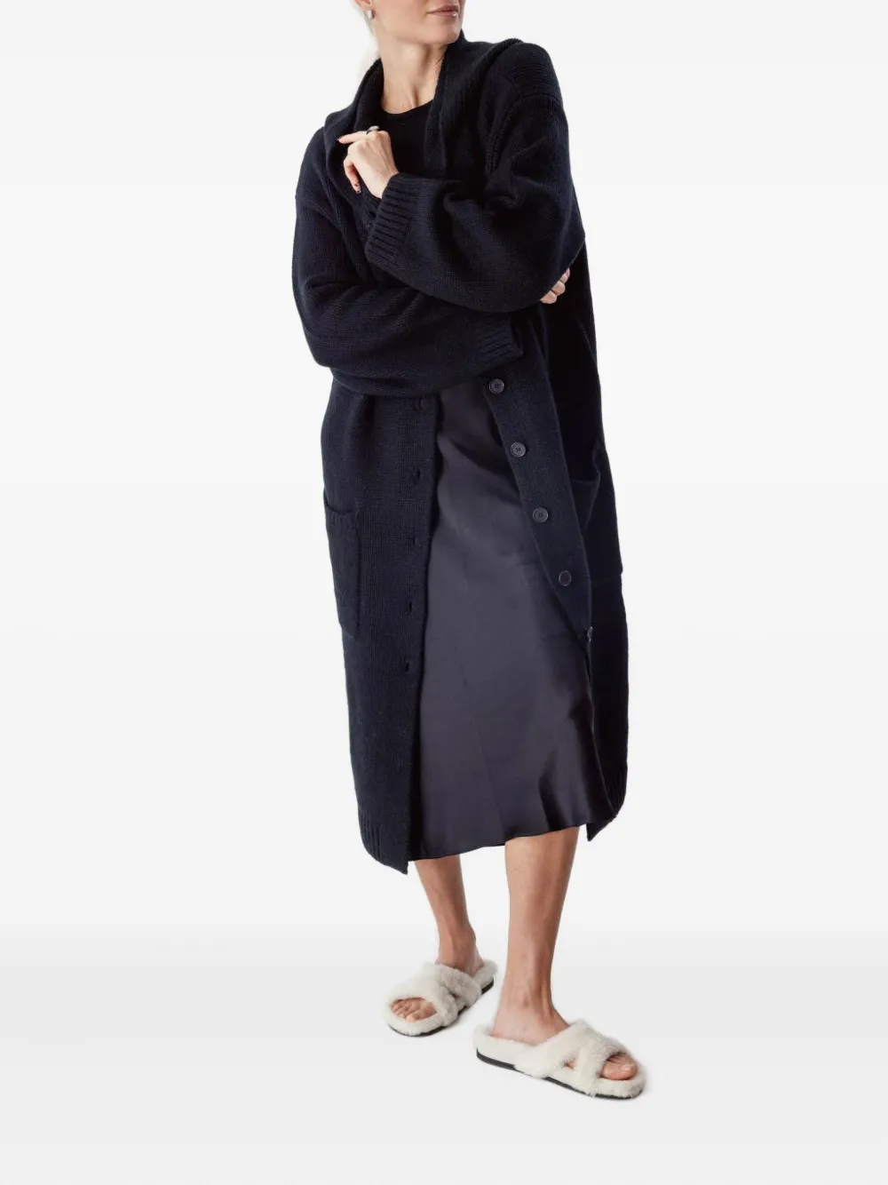  Sablyn Miranda Bias-cut Midi Skirt - Black 