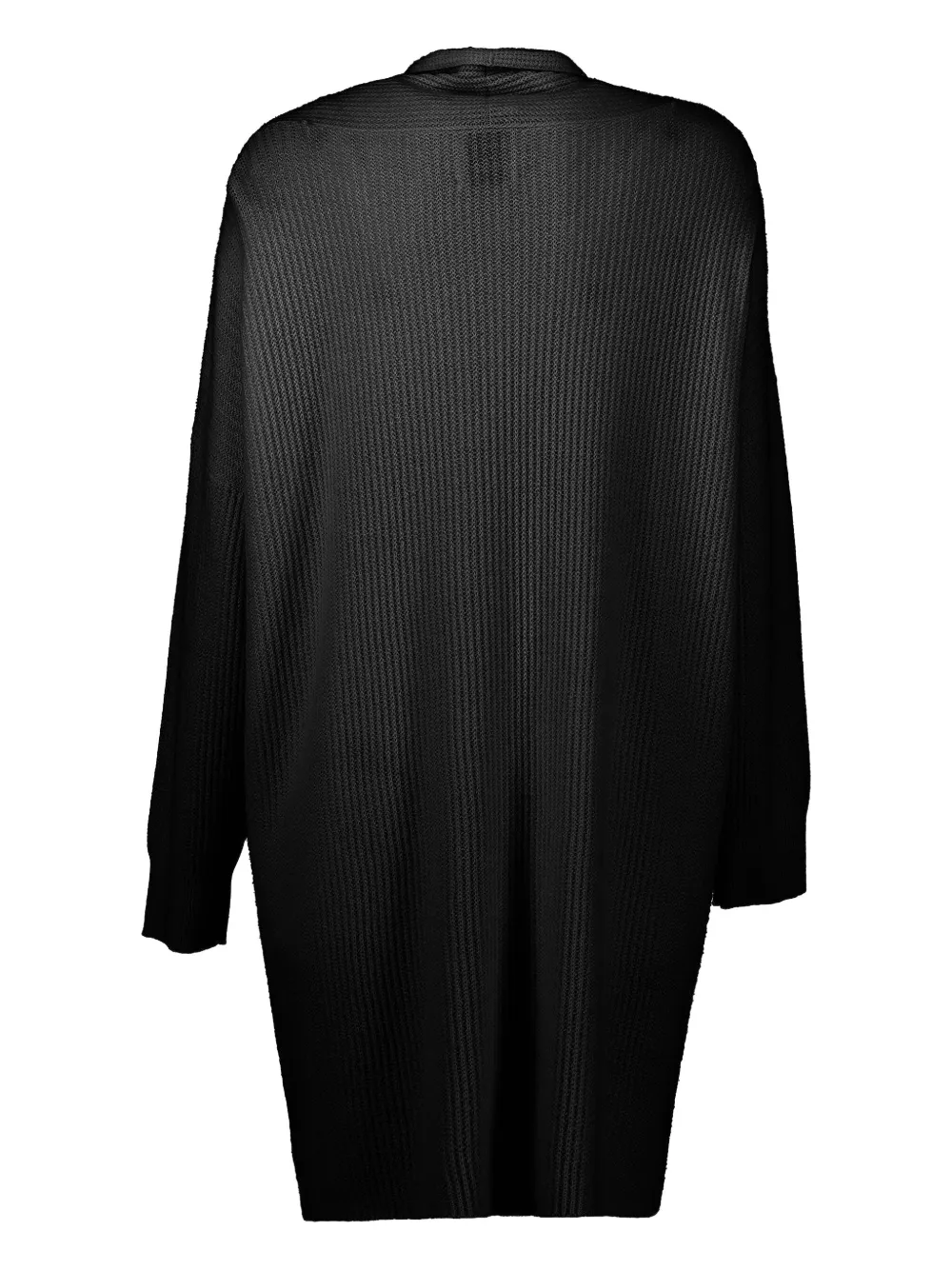 Allude Rib-knit Cardigan In Black