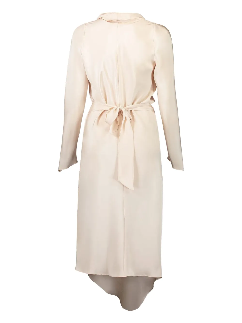 Peter Cohen Victor Asymmetric Midi Dress In Neutral