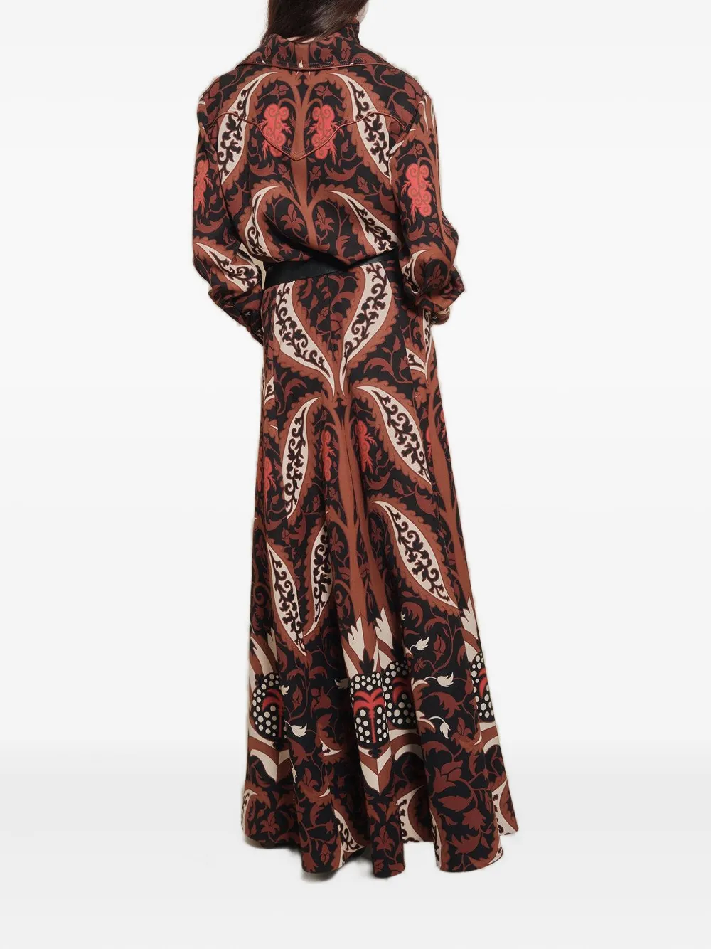 Johanna Ortiz Encanto De Isla Skirt In Red