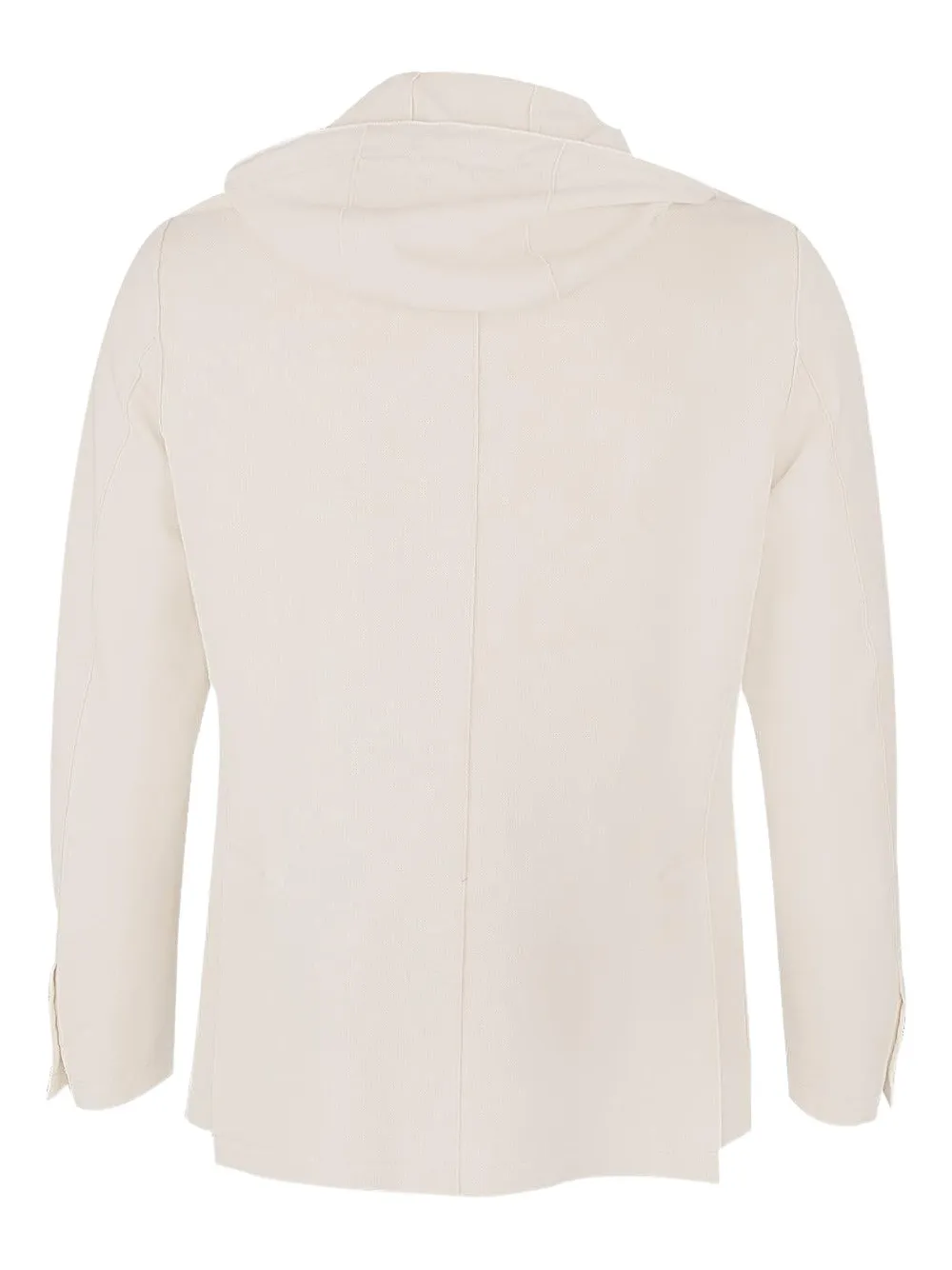 Eleventy hooded buttoned blazer Beige