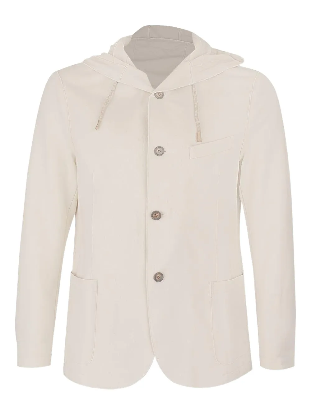 Eleventy hooded buttoned blazer | Neutrals | Image 1