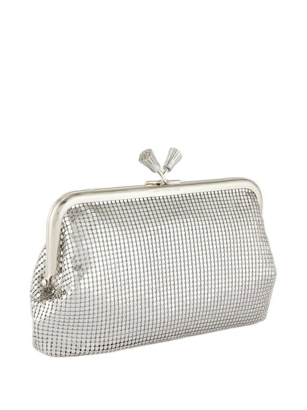 Anya Hindmarch Maud clutch bag Zilver