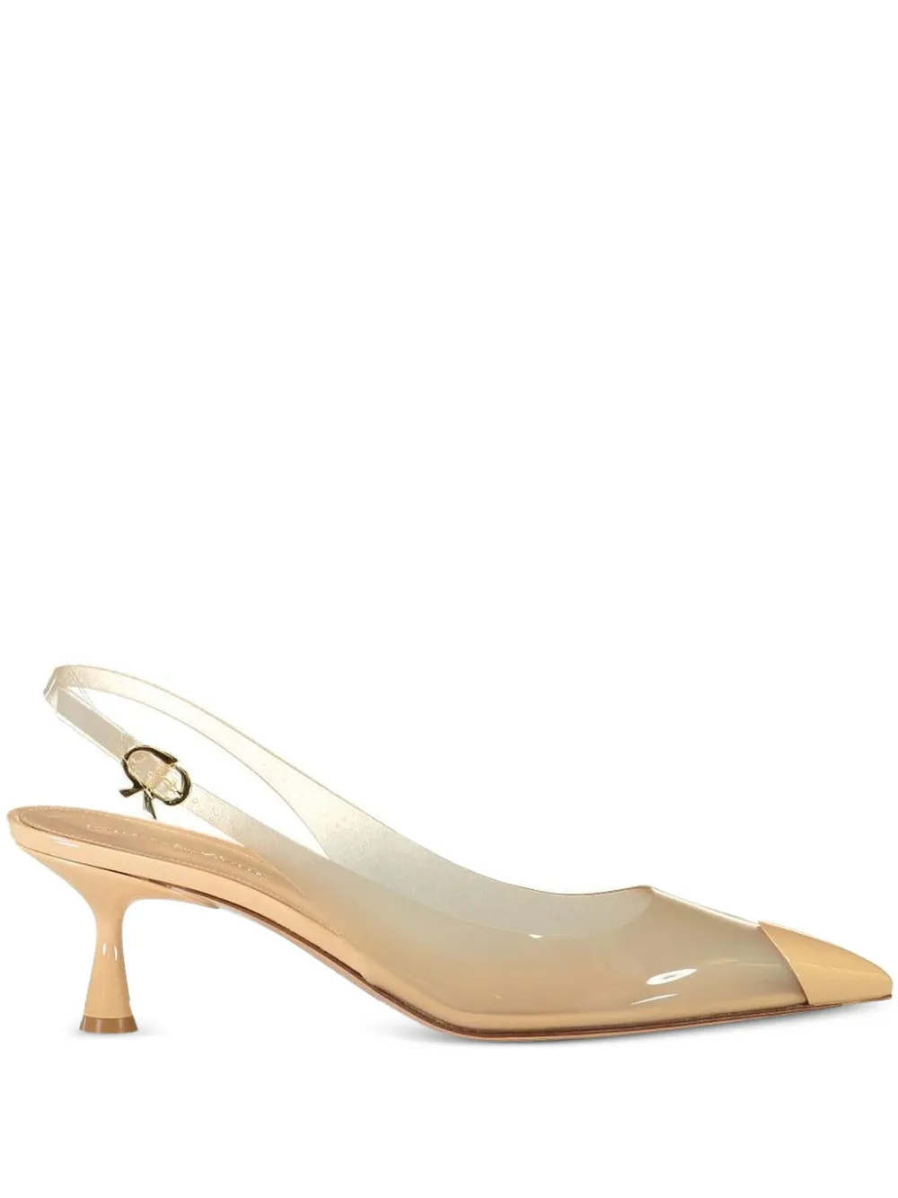 Gianvito Rossi 55mm Vernice Pumps In Neutral