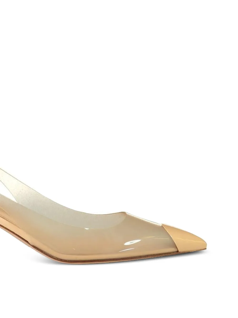 Gianvito Rossi 55mm Vernice Pumps In Neutral
