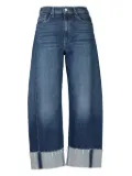 MOTHER The Half-Pipe cuffed jeans - Blue