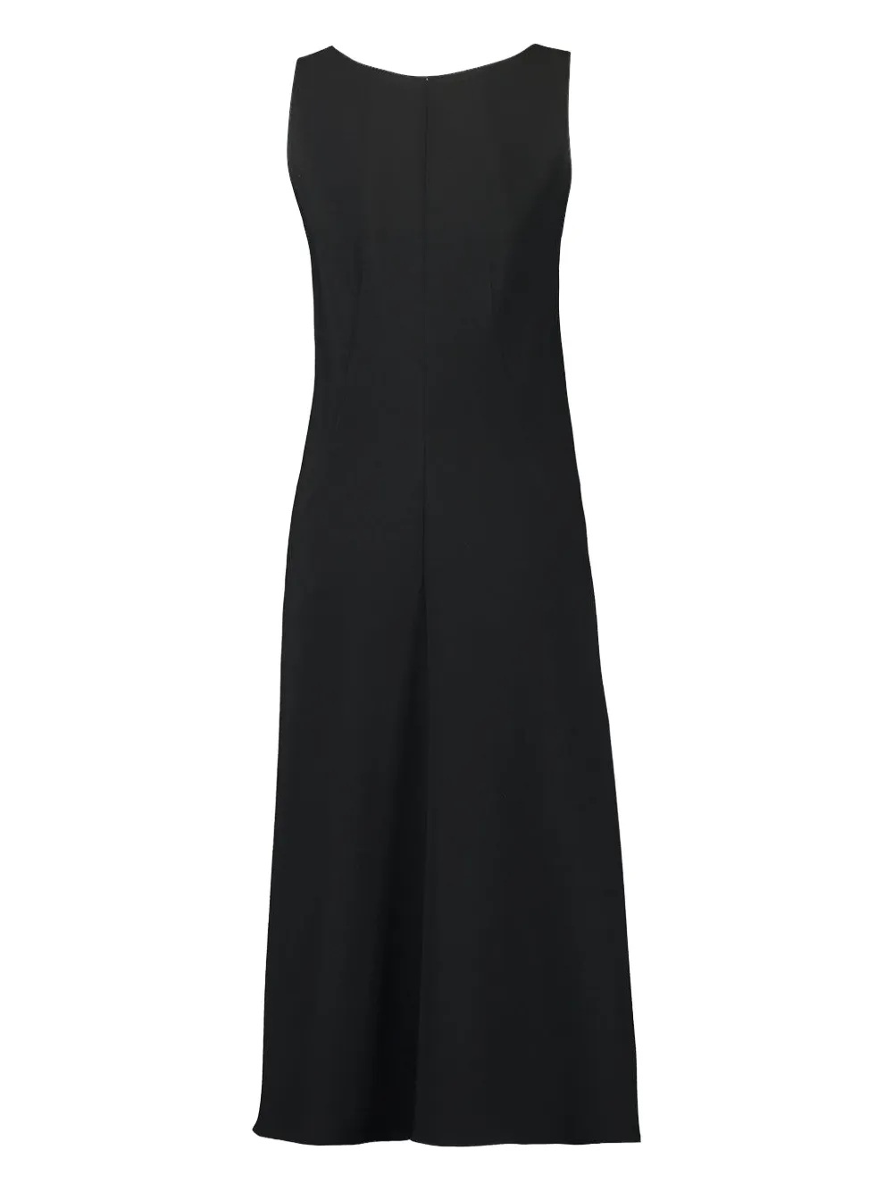 Peter Cohen Glide sleeveless midi dress Zwart