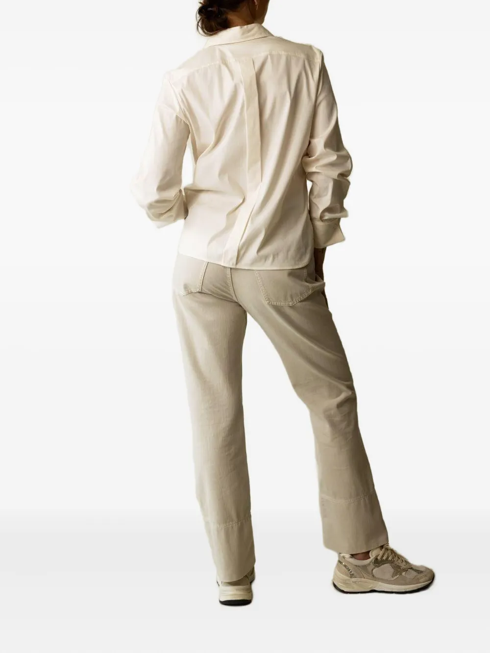 Brunello Cucinelli Button-down Shirt In Neutral