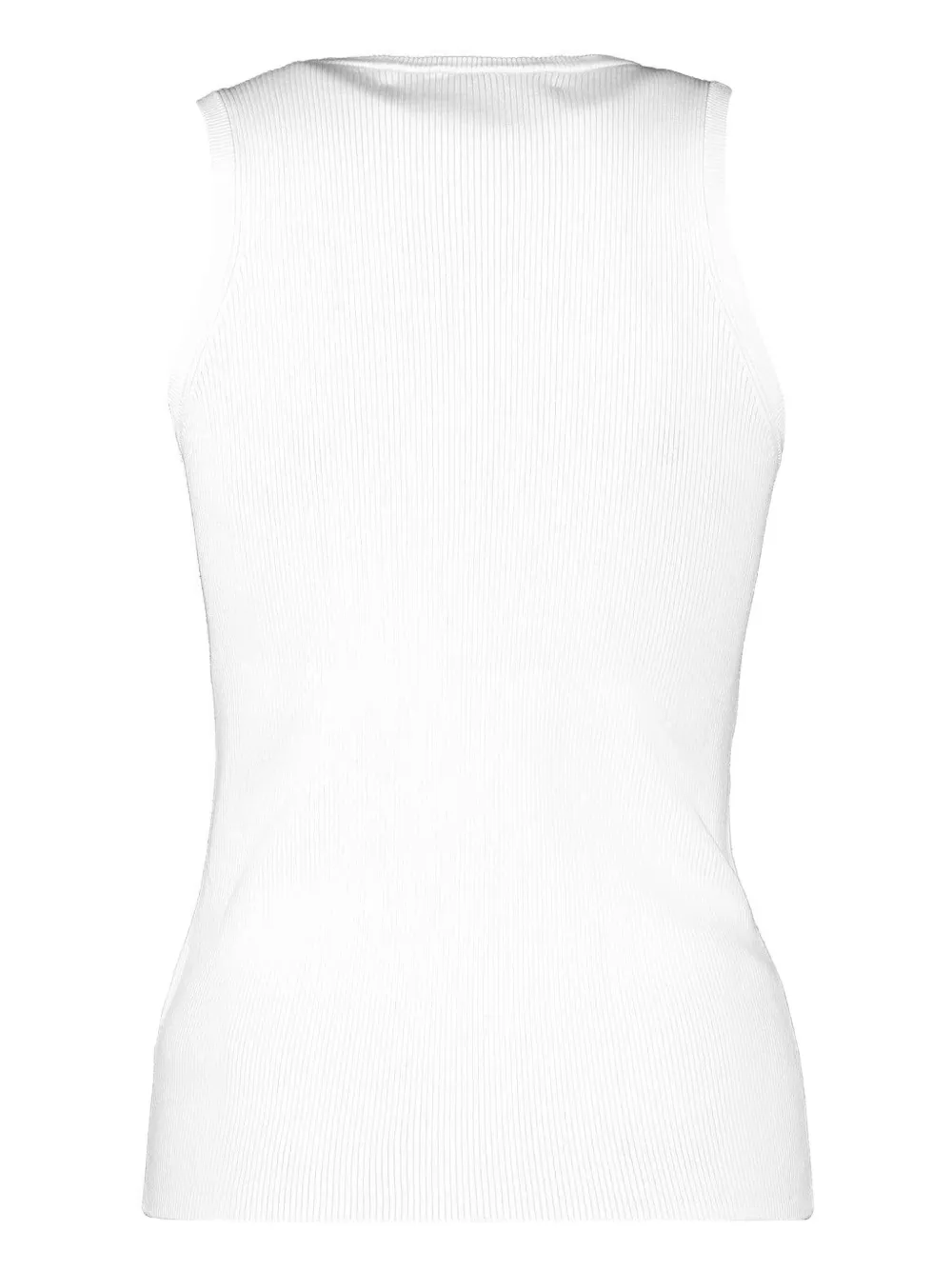 Bernadette Marcel Ribbed Flower-embellished Tank Top In White