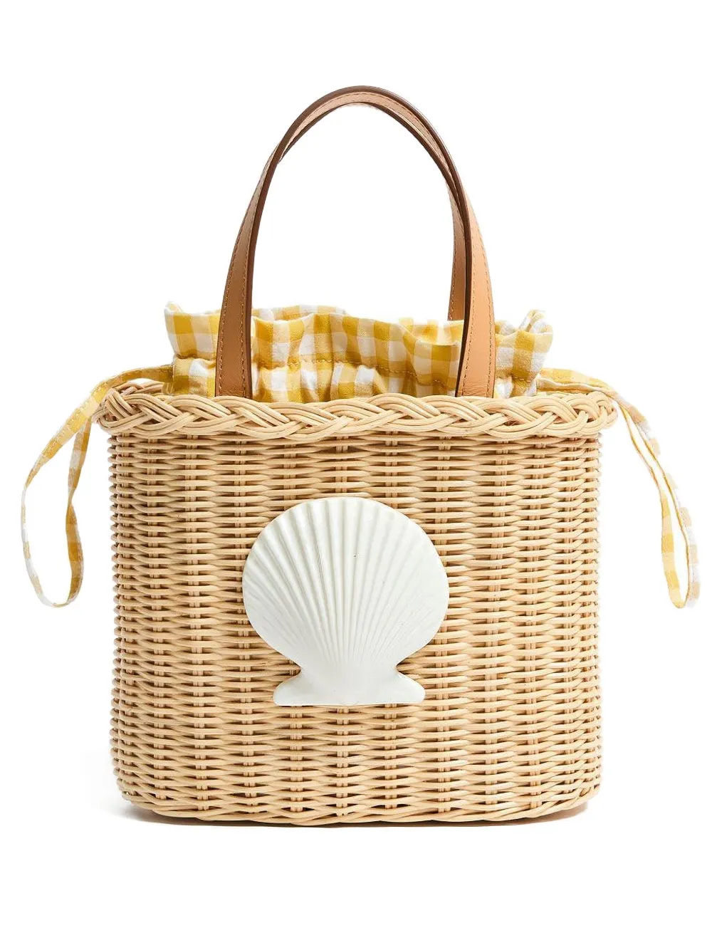 Pamela Munson The Bea Scallop Tote Bag In Neutral