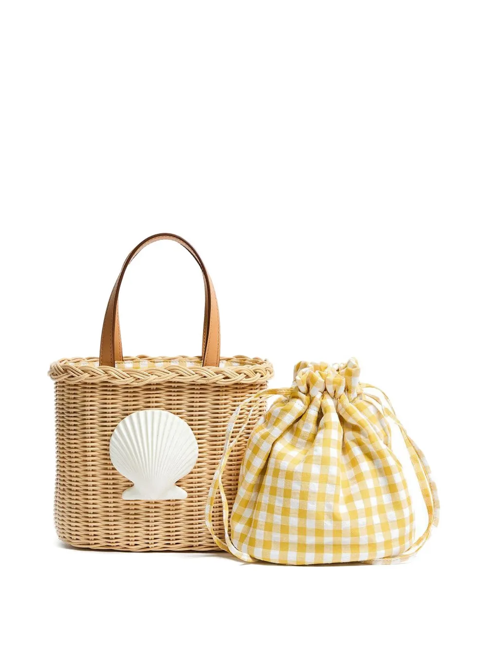 Pamela Munson The Bea Scallop Tote Bag In Neutral