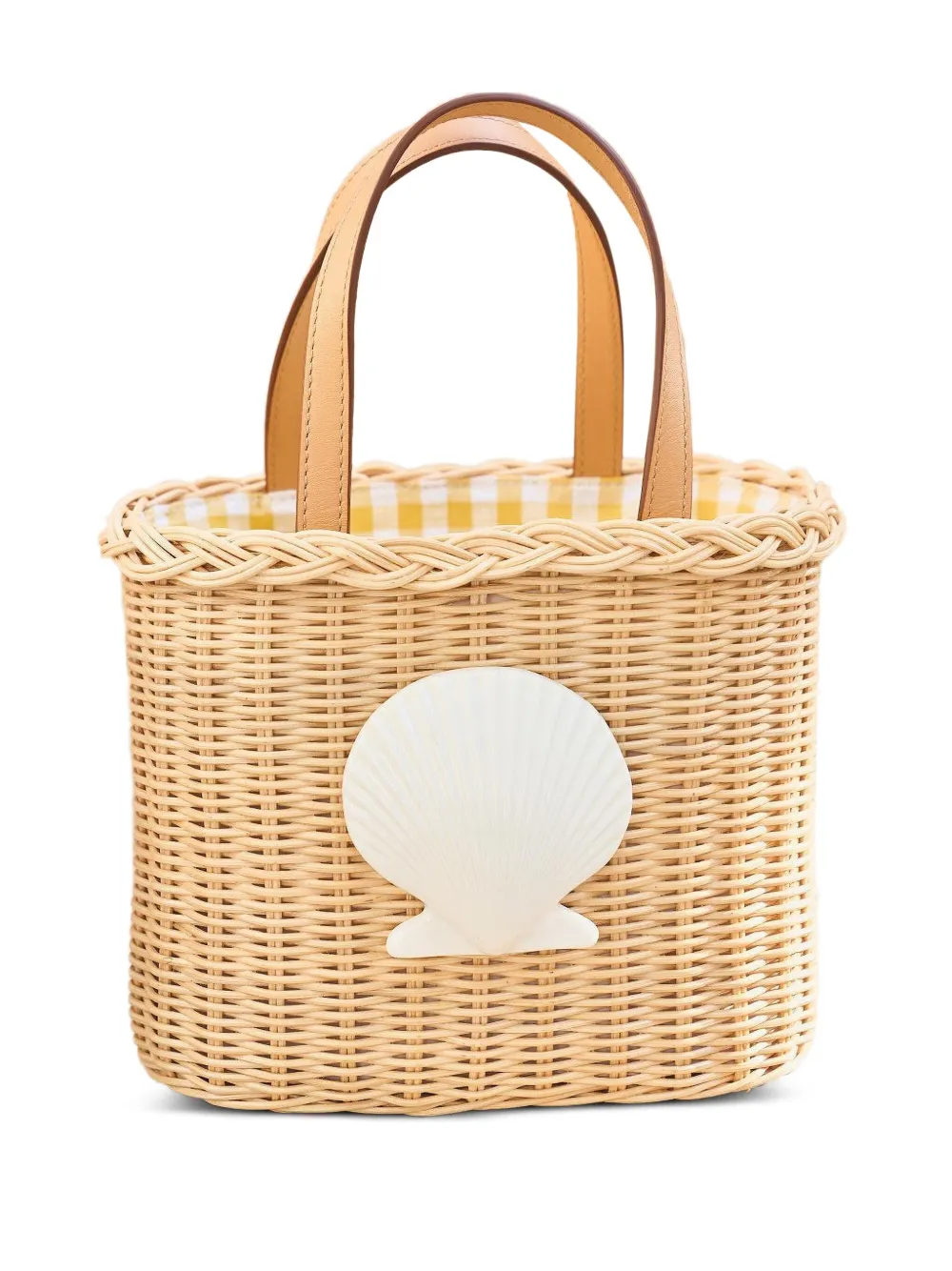 Pamela Munson The Bea Scallop Tote Bag In Neutral