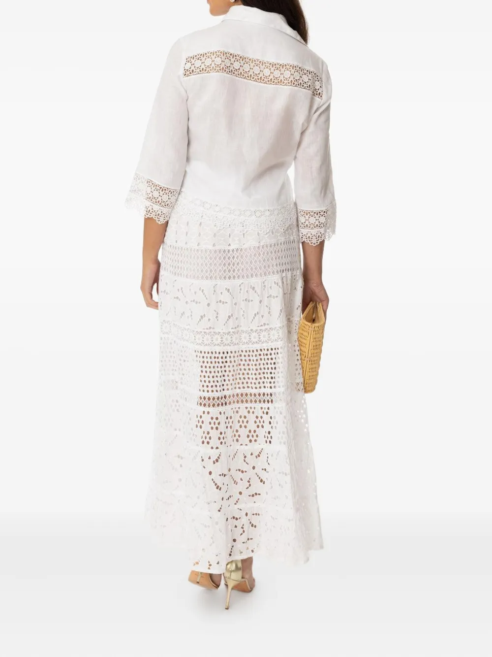 Temptation Positano Piave Maxi Skirt In White