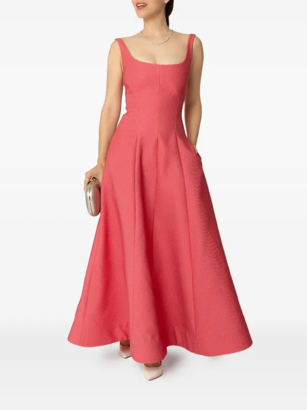 knee length dresses for ladies Floral Embroidery Long Sleeve Tie Waist Dress – Lela Rose