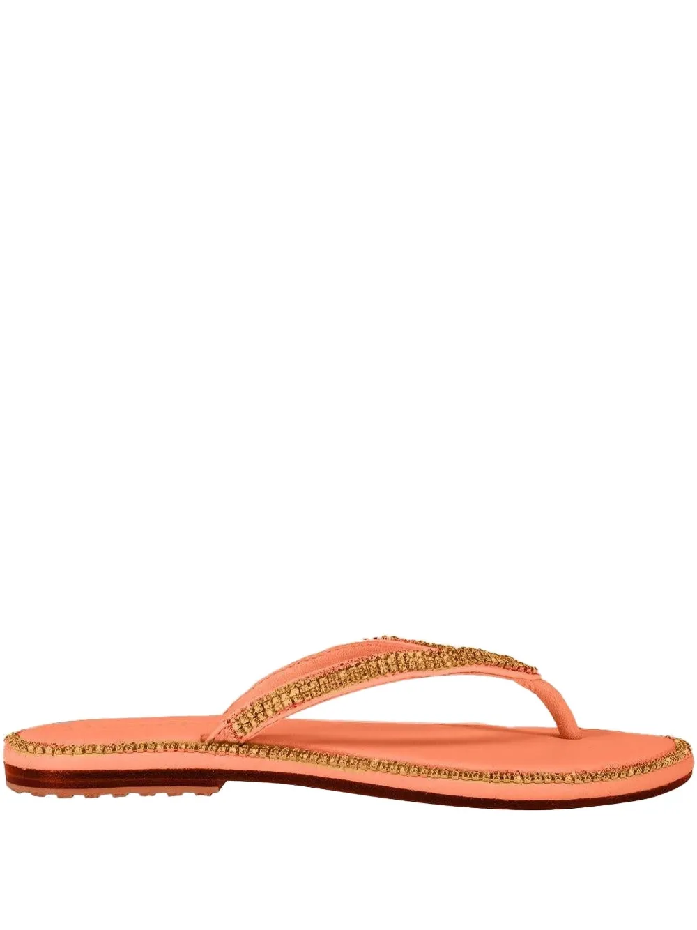 Mystique Crystal-embellished Sandals In Orange