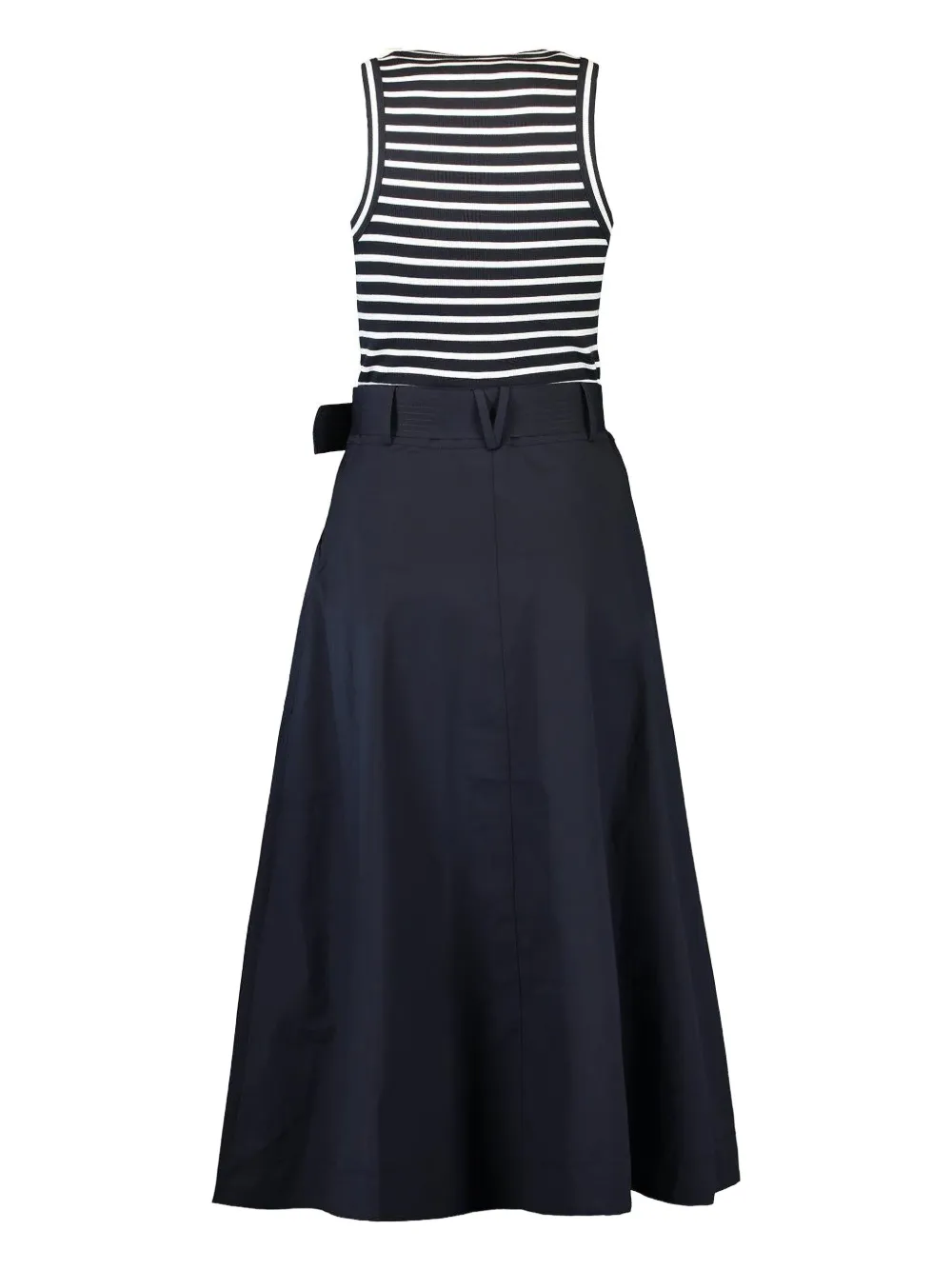 Veronica Beard Jordyn Striped Midi Dress In Blue