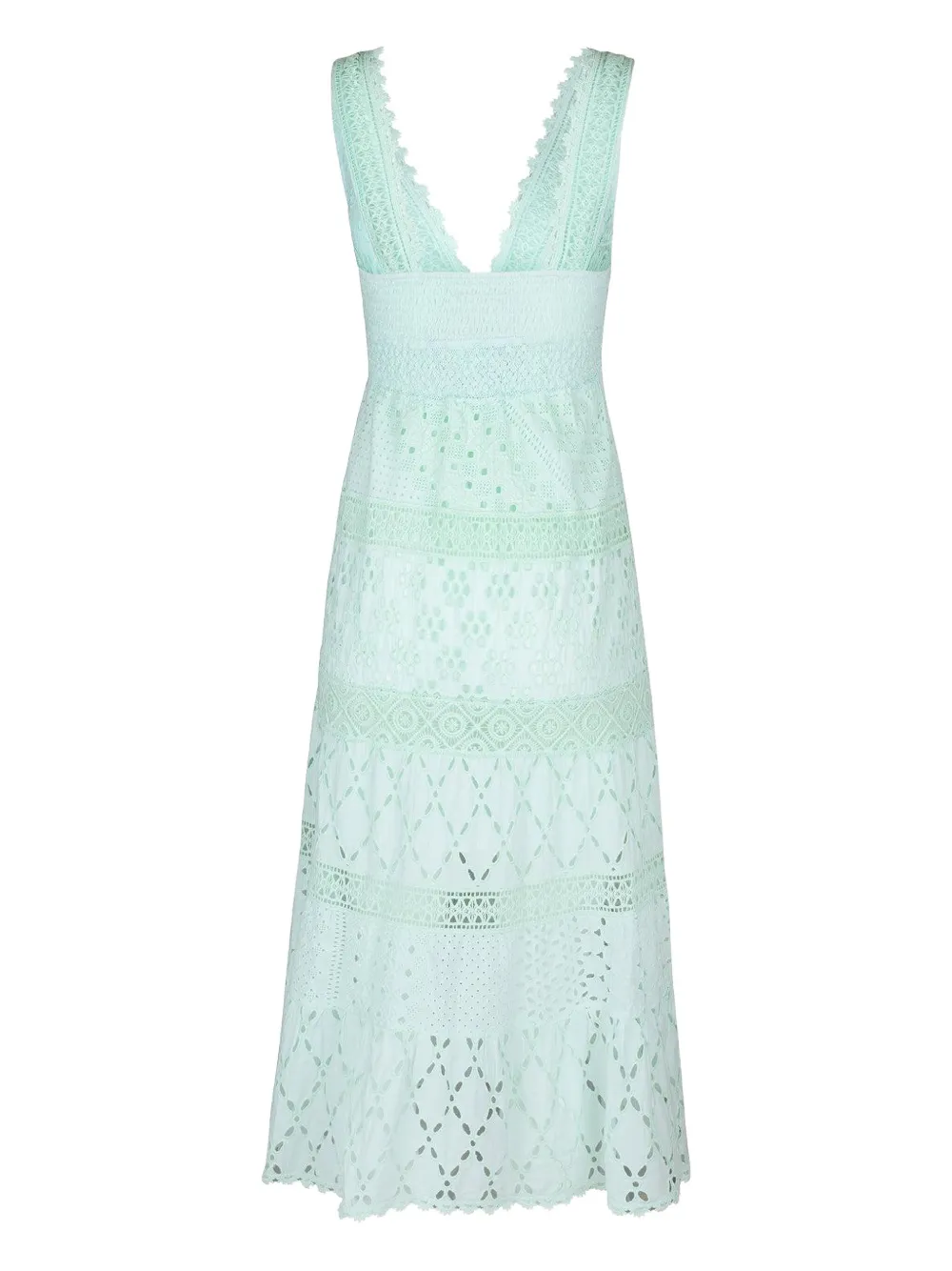 Temptation Positano Paglia Midi Dress In Green