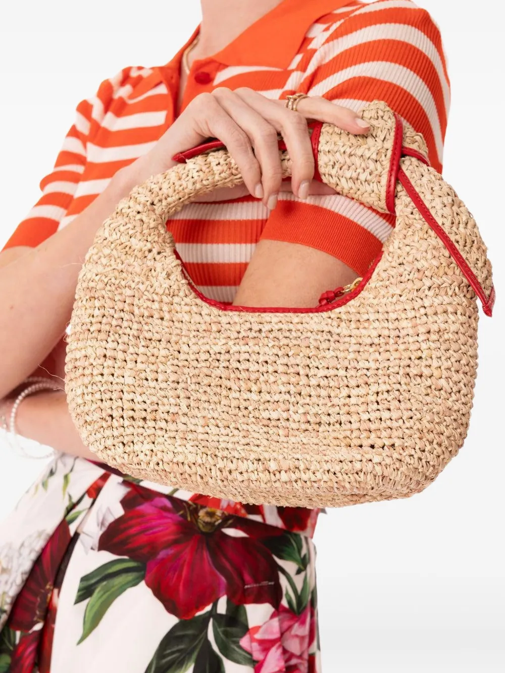 Poolside The Josie Knot tote bag - Beige