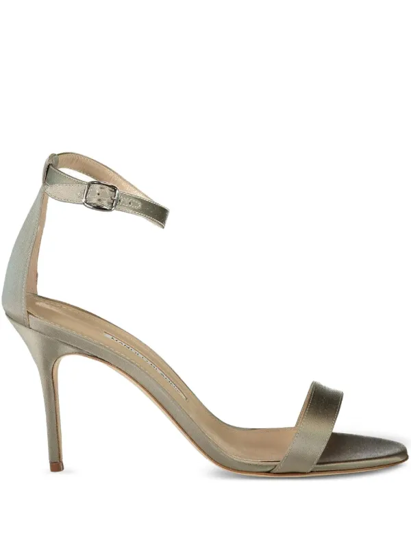 Manolo Blahnik 90mm Chaos Sandals | ニュートラル | FARFETCH JP