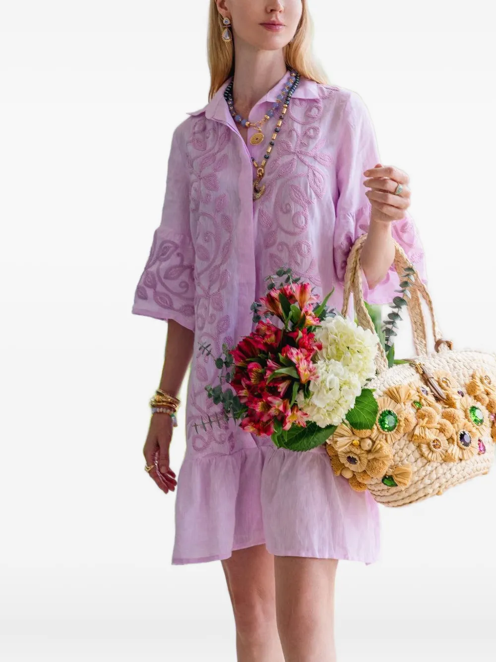 Temptation Positano Enza dress - Roze