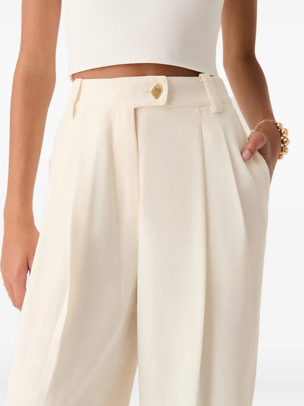 Aje Harlem Trousers In White
