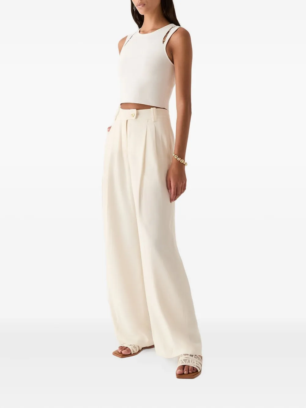 Aje Harlem Trousers In White
