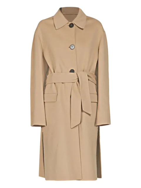 Marni belted side-split coat