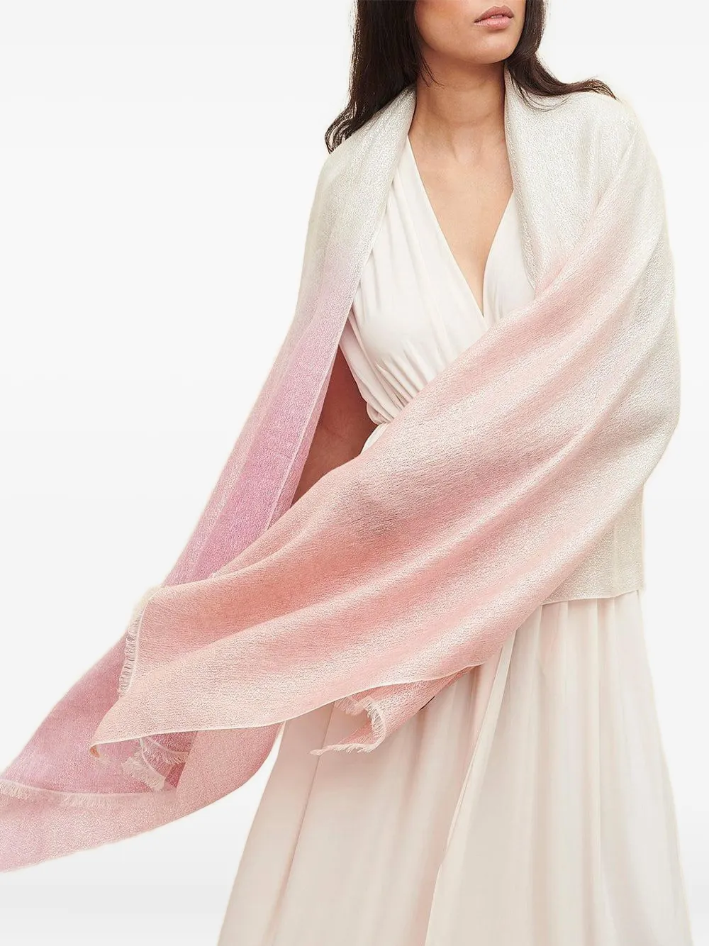  Jane Carr Ombre-effect Scarf - Pink 