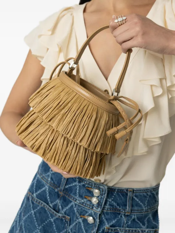 Michael Kors Collection Mini Ischia Bucket Bag | Neutrals | FARFETCH