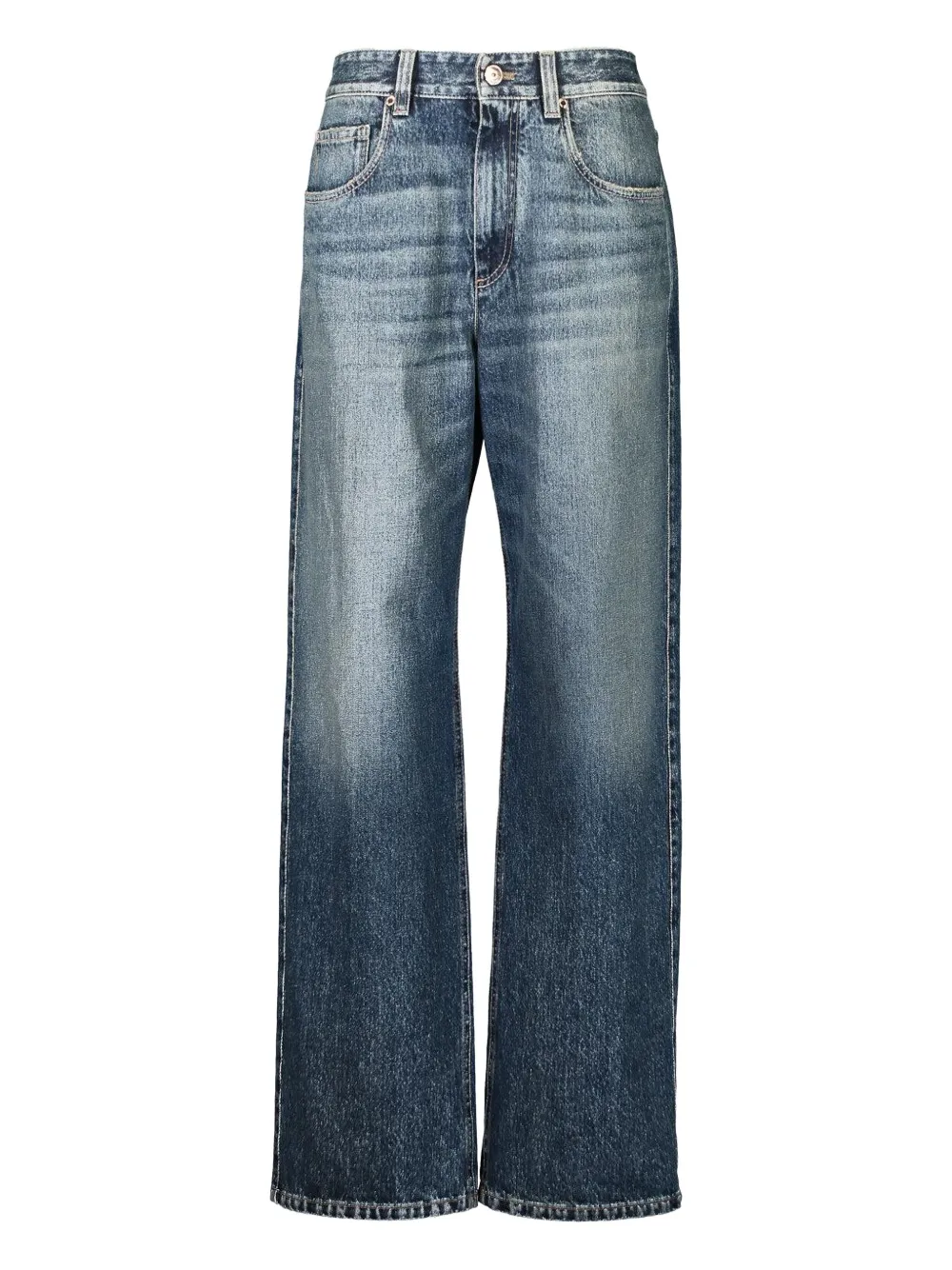 Brunello Cucinelli Cotton Jeans In Blue