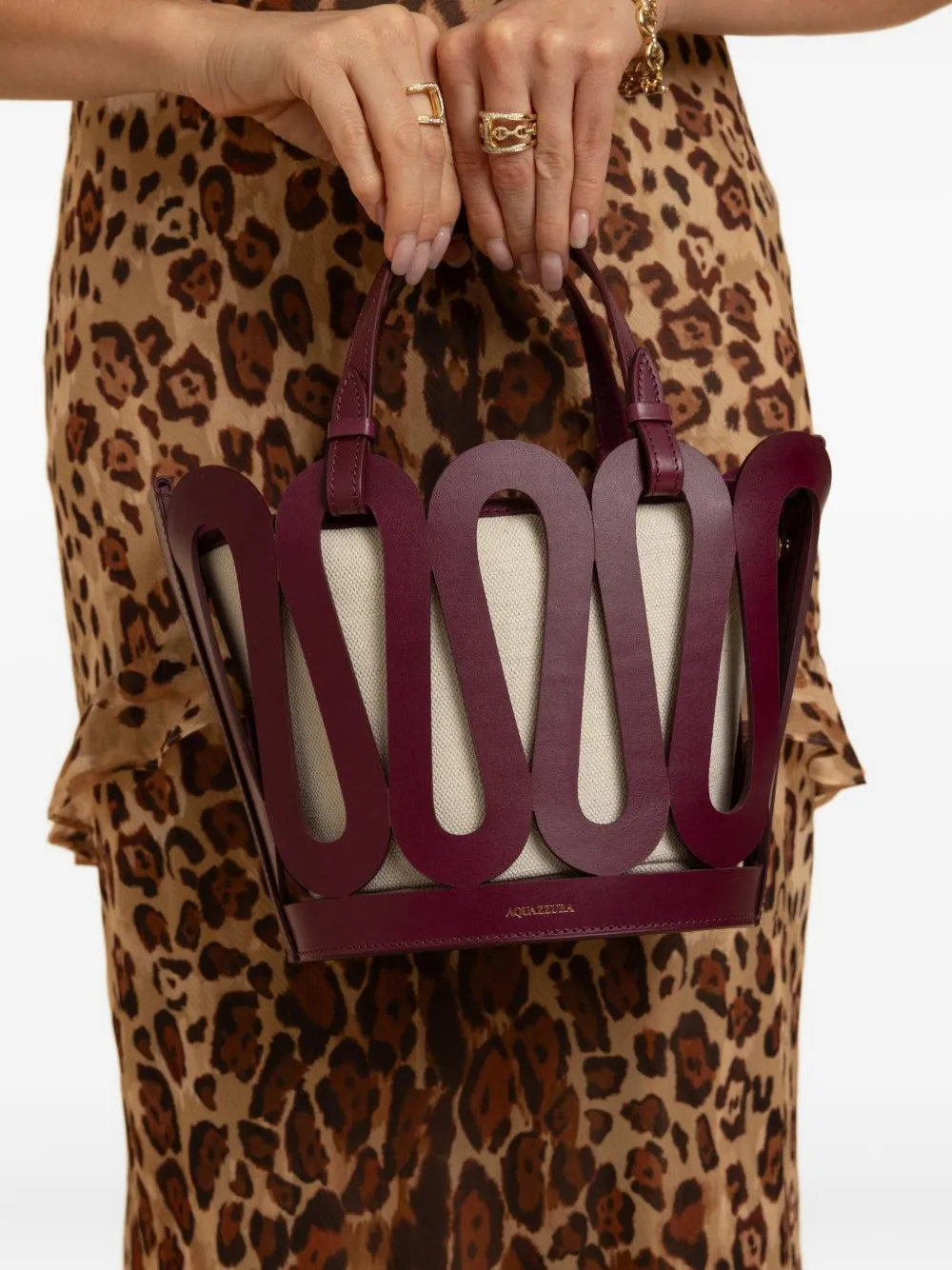 Aquazzura medium Artiste tote bag - Rood