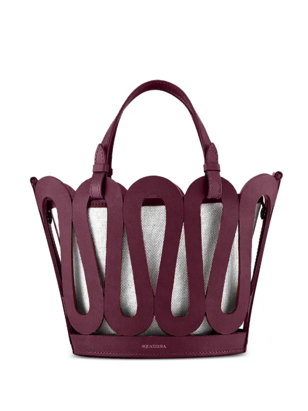 Aquazzura Medium Artiste Tote Bag in Red