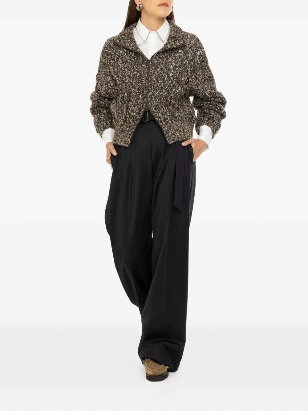 Brunello Cucinelli belted trousers | Pantalones con tiro alto | Image 2